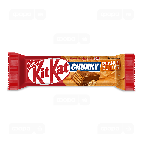 Батончик Kit Kat вафлі з арахісовою пастою в молочному шоколаді