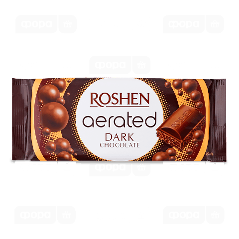 Шоколад екстрачорний Roshen пористий