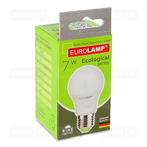 Лампа Eurolamp LED ECO P А50 7W 4000K E27