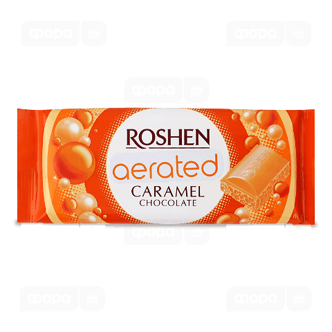 Шоколад білий Roshen карамельний пористий