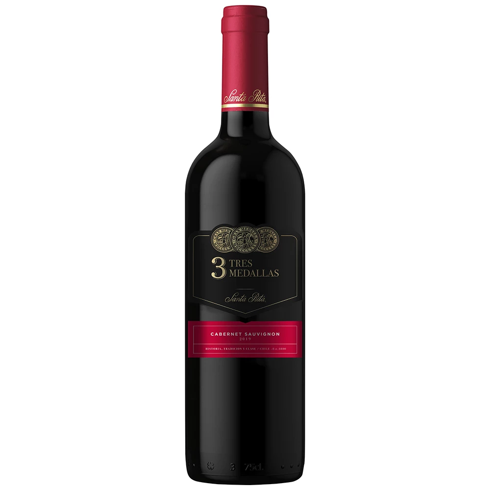 Вино Santa Rita Tres Medallas Cabernet Sauvignon червоне сухе 13%, 750 мл