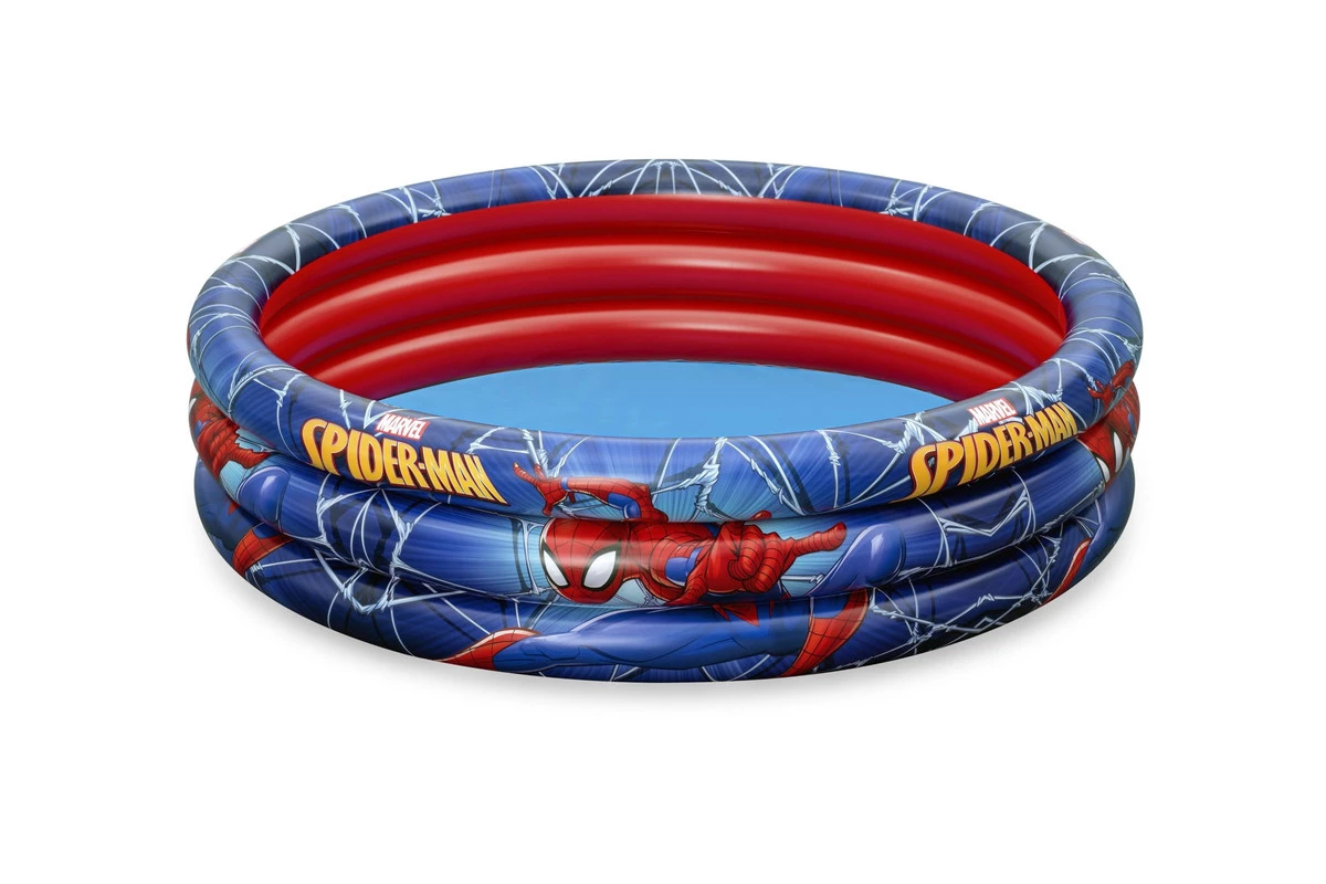 Басейн дитячий Bestway Spiderman, ПВХ, 122х122х30 см (3665257236373)