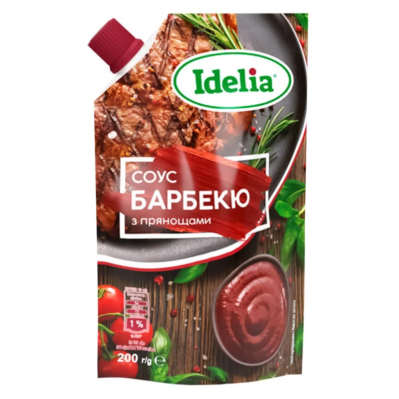 Соус Idelia Барбекю 200 г (4820071649108)