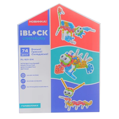 Конструктор IBlock 74 деталі (PL-921-314)