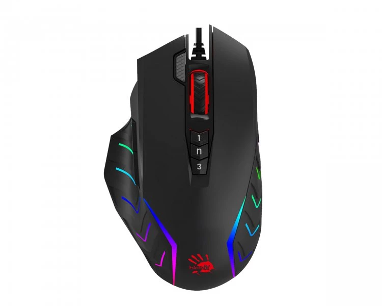 Миша ігрова A4Tech J95s Bloody, чорна, RGB підсвічування