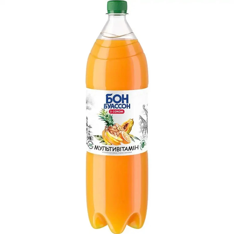 Напій газований Бон Буассон Мультивітамін 2 л (4820203710577)