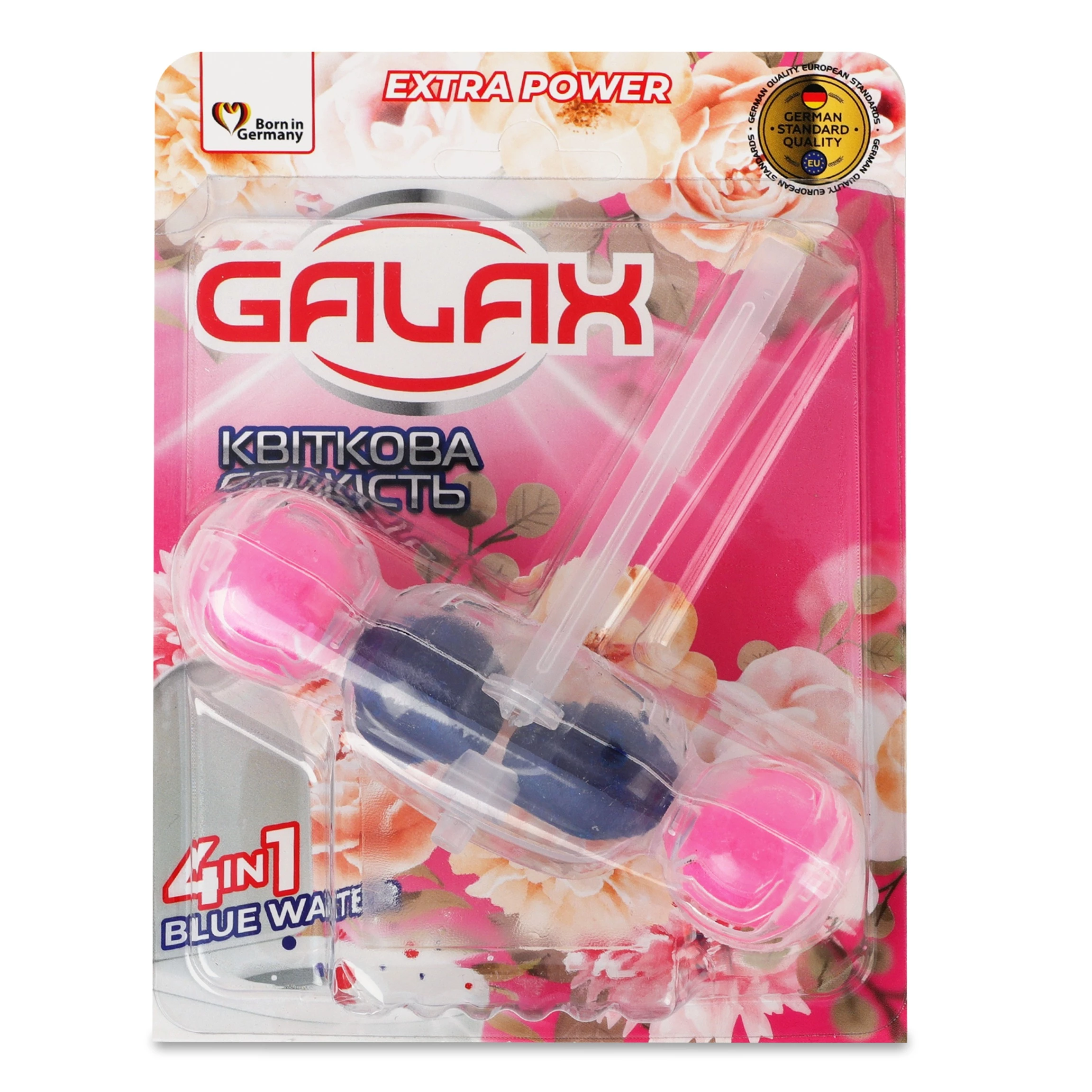 Туалетний блок для унітазу Galax Квіткова свіжість 55 г (4823128005377)