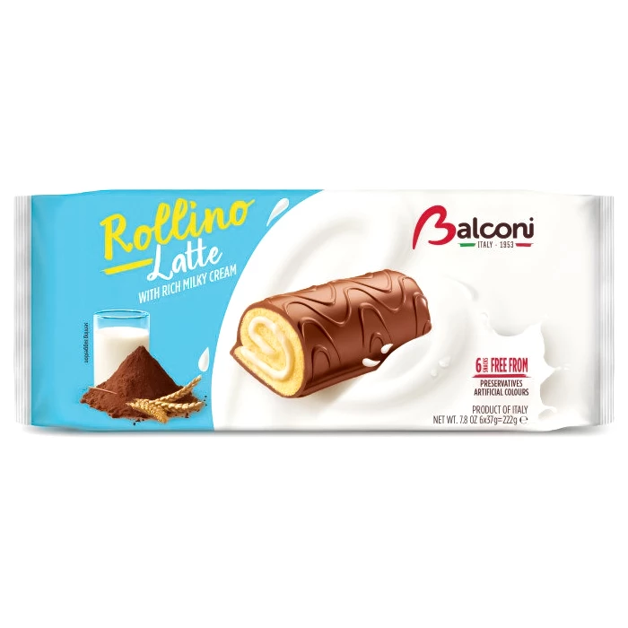 Міні рулети Balconi Латте, 222 г