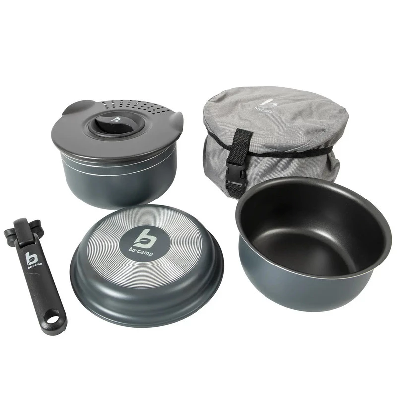 Набір посуду Bo-Camp Trekking 5 Pieces Anthracite (DAS302118)