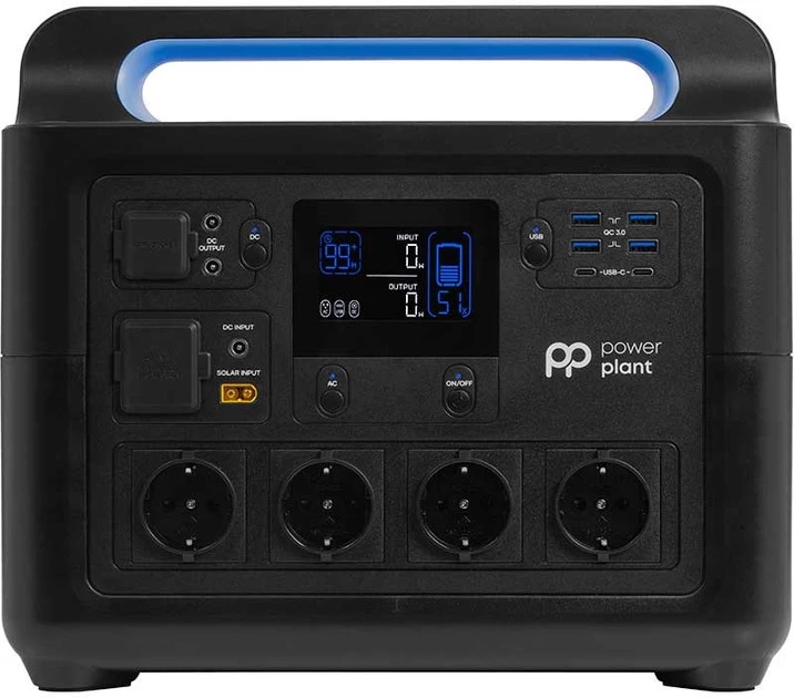 Зарядна станція PowerPlant HS1800 1484.8Wh 412444mAh1500W (PB930852)
