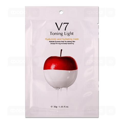Маска для обличчя V7 тканинна