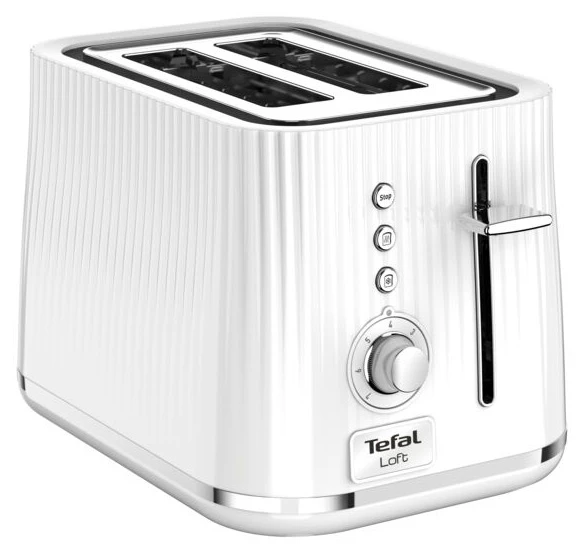 Тостер Tefal TT761138 Loft 850 Вт, білий (3045386382378)