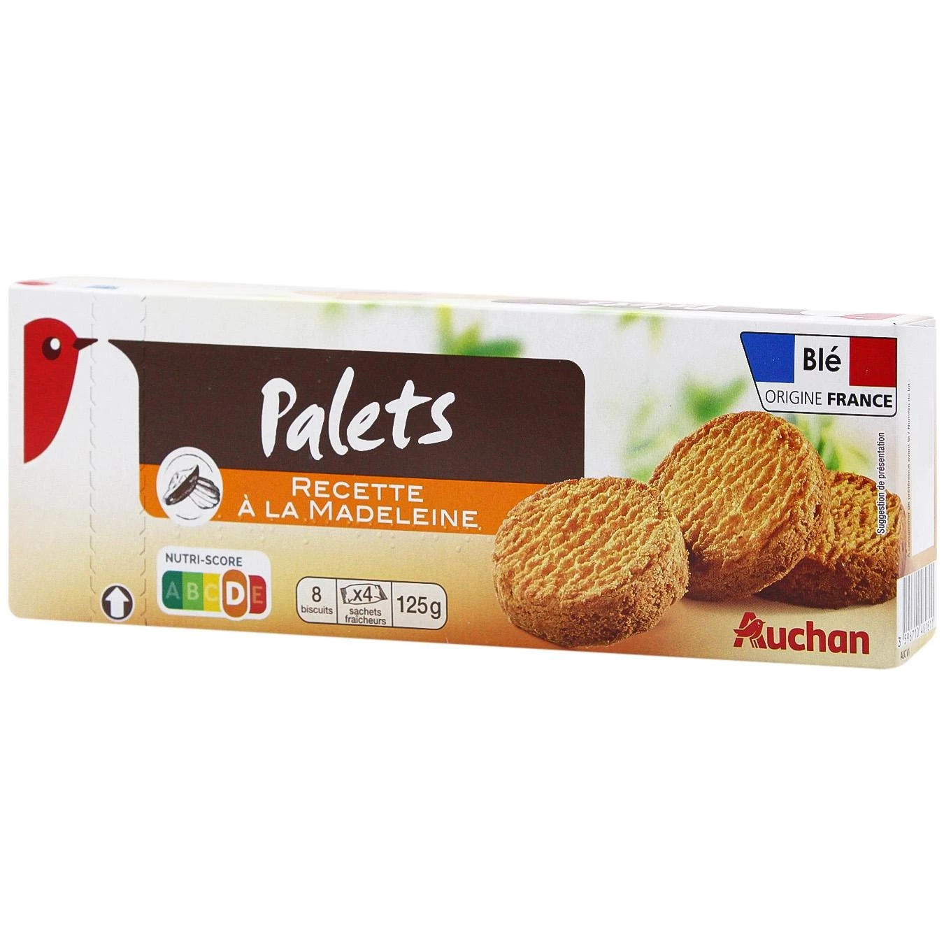 Печиво Auchan Мадлен 125 г (3596710481811)