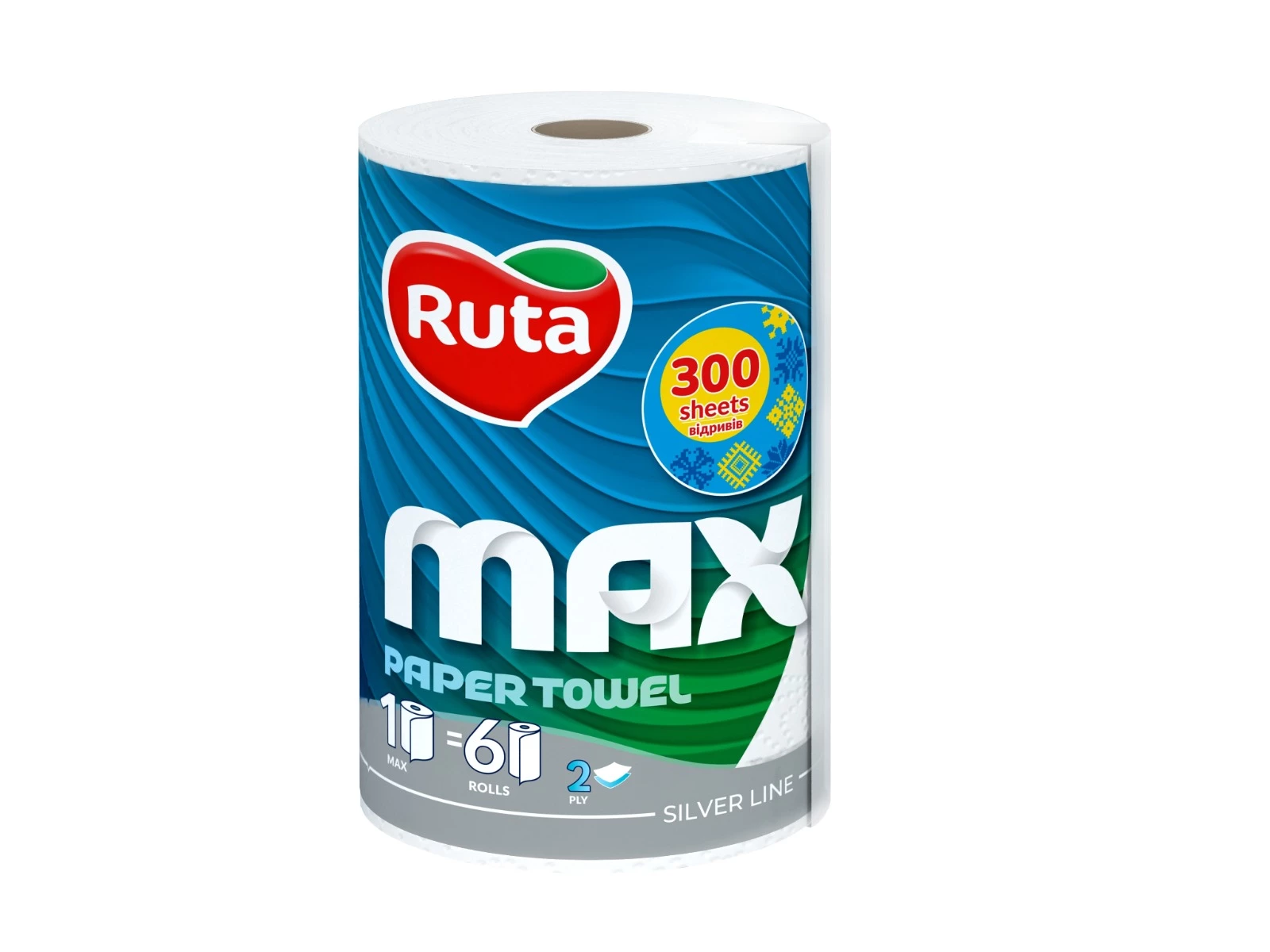 Рушники паперові Ruta MAX 2 шари 350 відривів