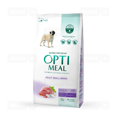 Корм для собак малих порід Optimeal з качкою сухий