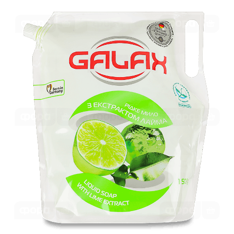 Мило рідке Galax з екстрактом лайма дой-пак