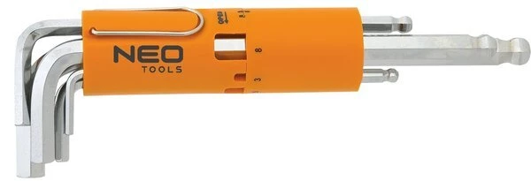 Набір шестигранних ключів Neo Tools 2.5-10 мм 8 шт (09-523)