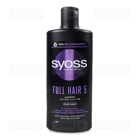 Шампунь Syoss Full Hair 5 для тонкого волосся без об'єму