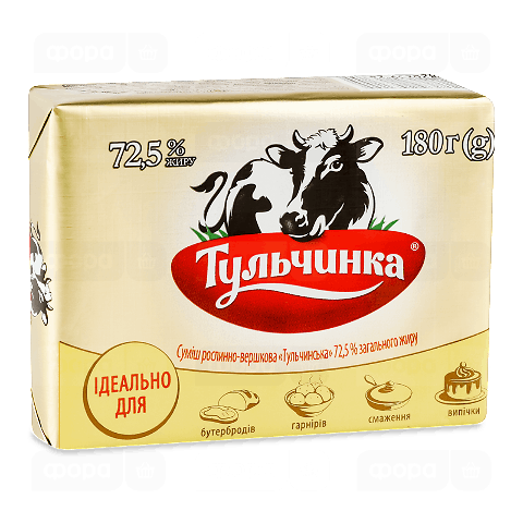 Суміш рослинно-вершкова «Тульчинка» 72,5%