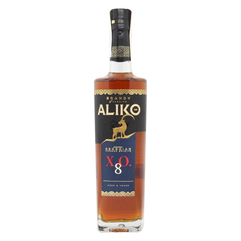Бренді Aliko C&W ХО виноградний 40% 0.5л