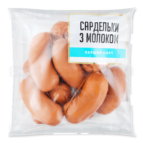 Сардельки «Самобранка» з молоком 1 ґатунок