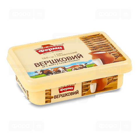 Сир плавлений «Ферма» «Вершковий» 60%