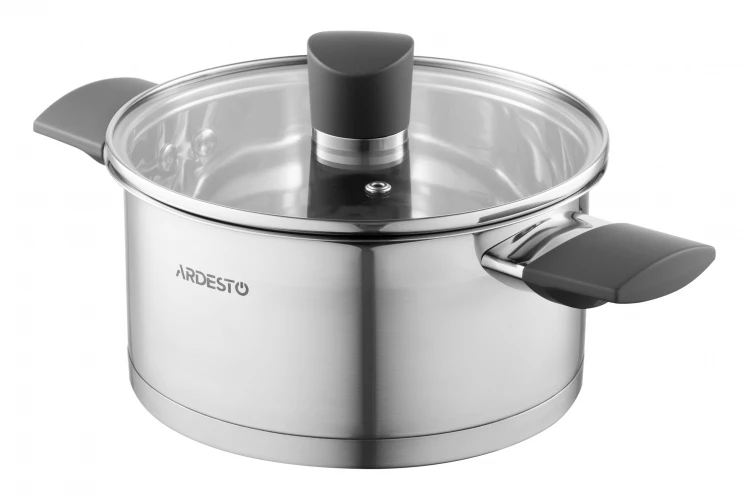 Каструля Ardesto Gemini з кришкою, 18 см, 2.1 л (AR3621G)