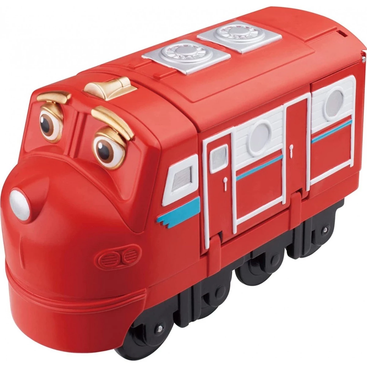 Локомотив Chuggington паровозик Вілсон Грай та трансформуй (6911400392791)