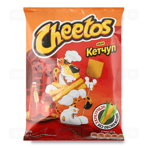 Кукурудзяні палички Cheetos зі смаком кетчупу