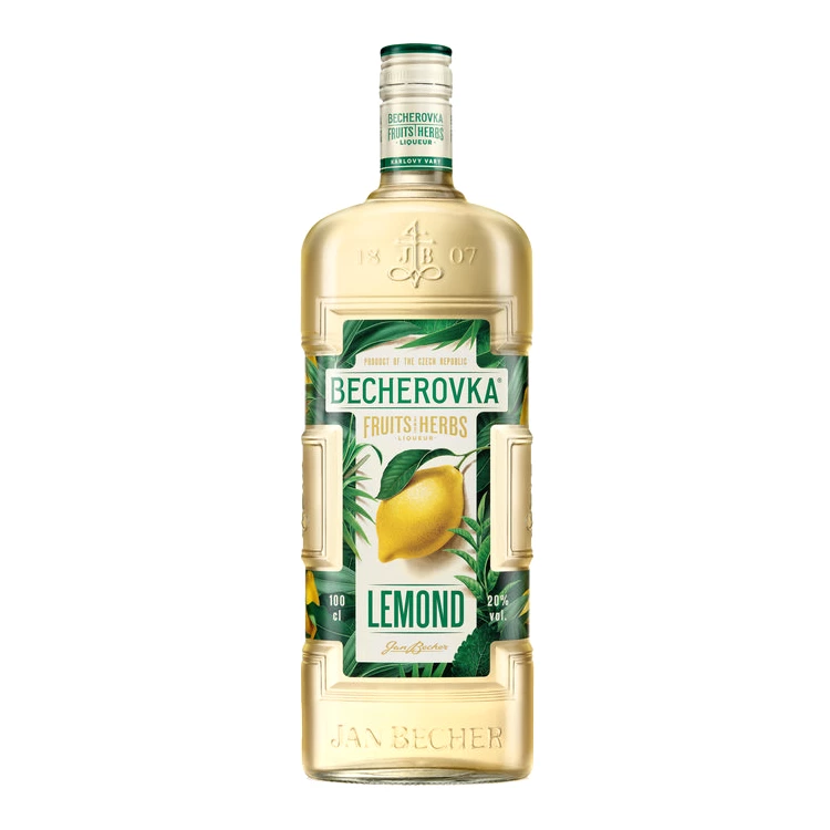 Лікерна настоянка на травах Becherovka Lemond 20%, 1 л