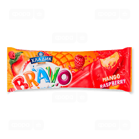 Морозиво «Хладик» Bravo манго-малина 10%