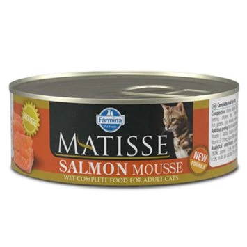 Вологий корм для котів Farmina Matisse Cat Mousse Salmon з лососем 85 гр