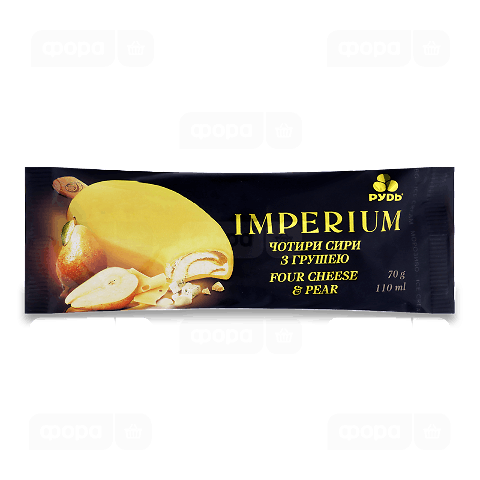 Морозиво ескімо «Рудь» Imperium «Чотири сири» з грушею