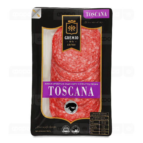 Ковбаса Gremio de la carne Toskana с/к в/ґ