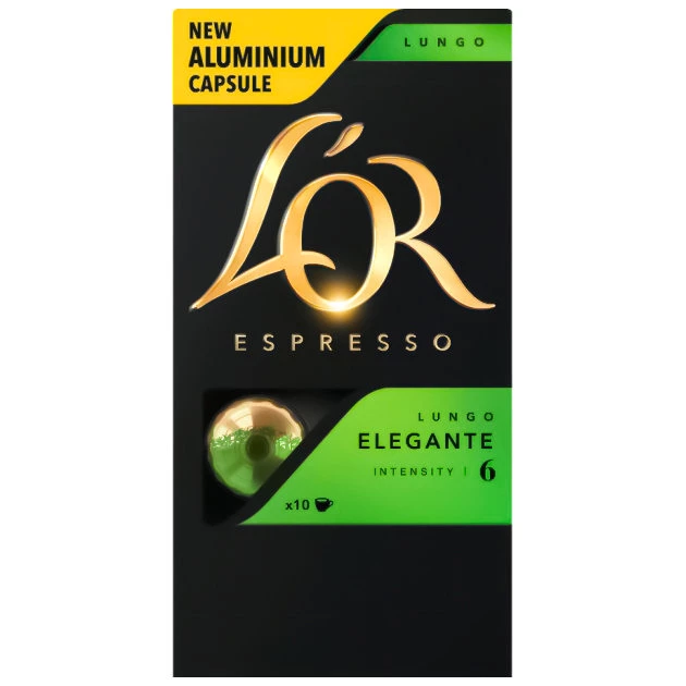 Кава L'or Lungo Elegante у капсулах 5.2 г х 10 шт (8711000360552)