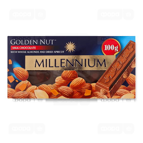 Шоколад молочний Millennium Golden Nut мигдаль-курага