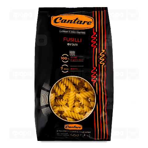 Вироби макаронні Cantare Fusilli