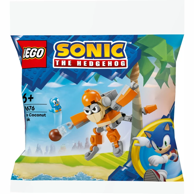 Конструктор LEGO Sonic Кокосова атака Кікі 42 деталі (30676)