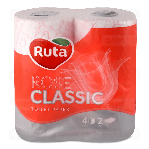 Папір туалетний Ruta Classic Rose 2-шаровий