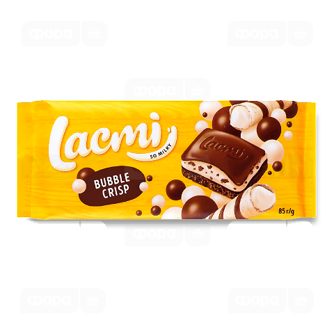 Шоколад молочний Roshen Lacmi Bubble Crisp пористий