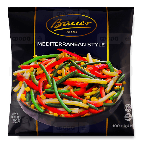 Суміш овочева Bauer Mediterranean style