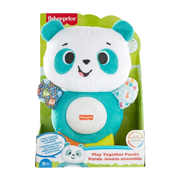 М'яка іграшка Fisher-Price Linkimals "Весела панда" російською