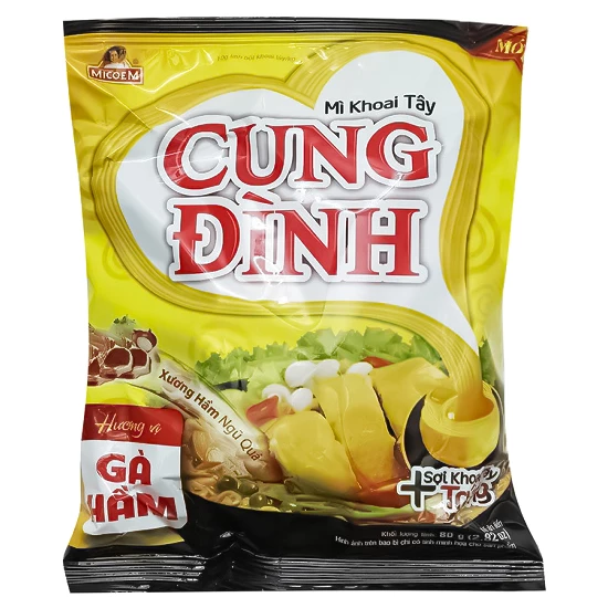 Вермішель швидкого приготування Cung Dinh Смажена курка, 80 г