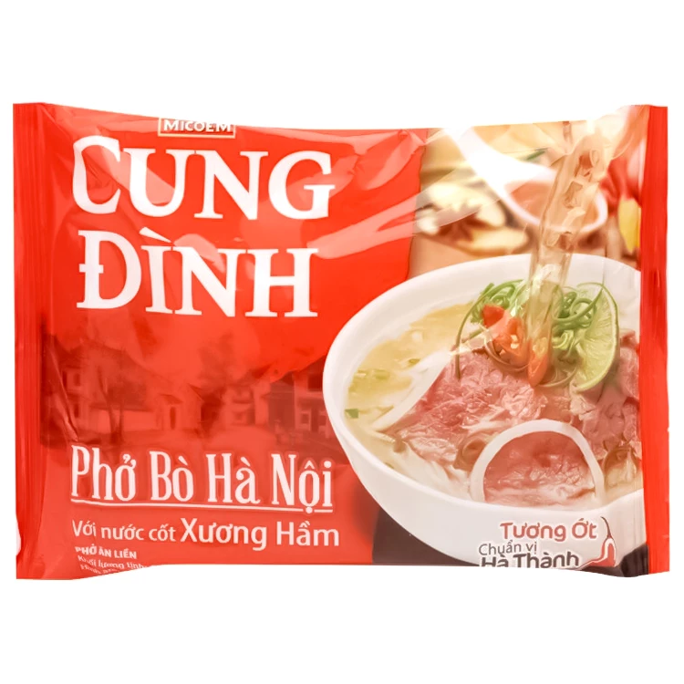 Локшина рисова швидкого приготування Cung Dinh зі смаком яловичини, 68 г