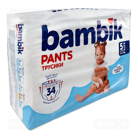 Підгузки-Трусики Bambik 5 (12-17 кг)