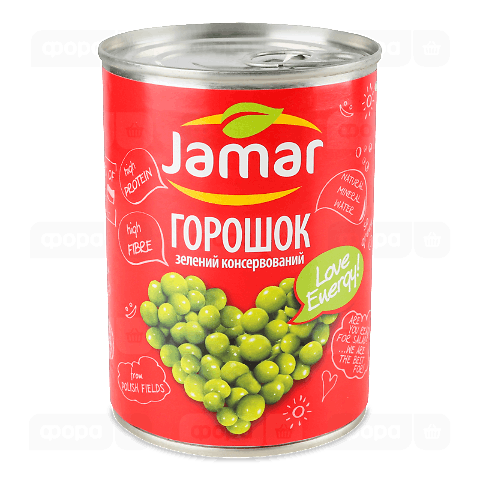 Горошок Jamar консервований