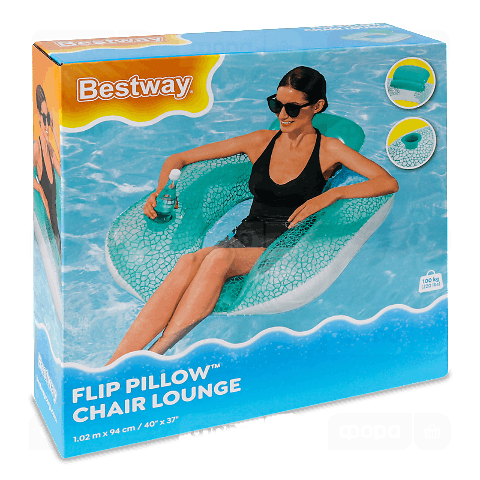 Крісло надувне Bestway Flip Pillow Lounge 102х94 см