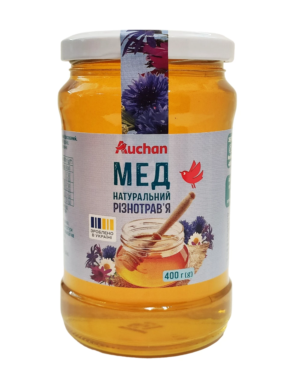 Мед Auchan різнотрав'я 400 г (4823090135010)