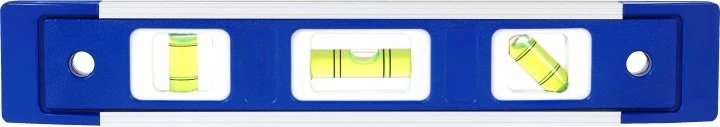 Рівень Workpro Torpedo (W062002) алюмінієвий, 3 капсули, L=225 мм