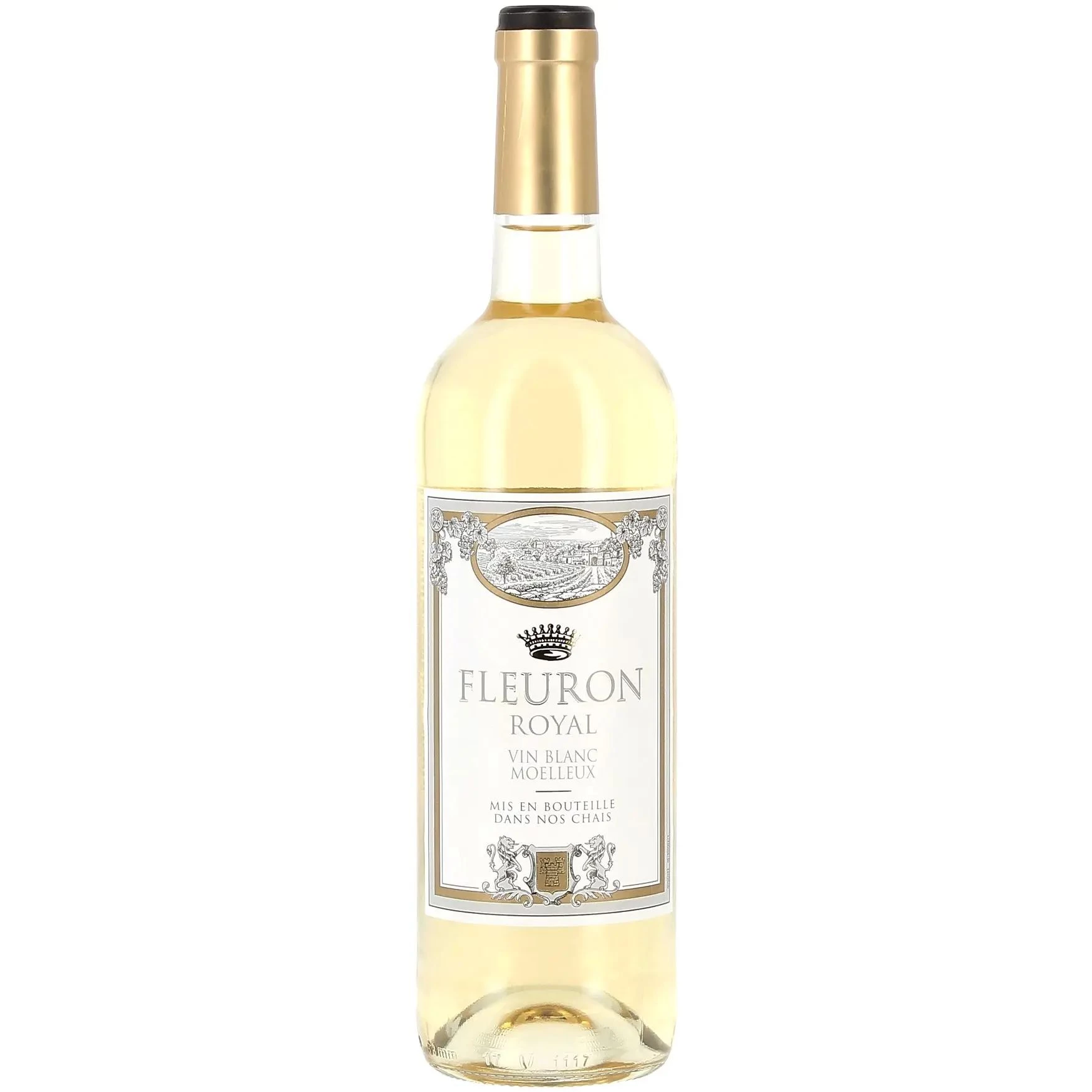 Вино Fleuron Royal Vin Blanc біле напівсолодке 10.5% 0.75л (3429679944007)